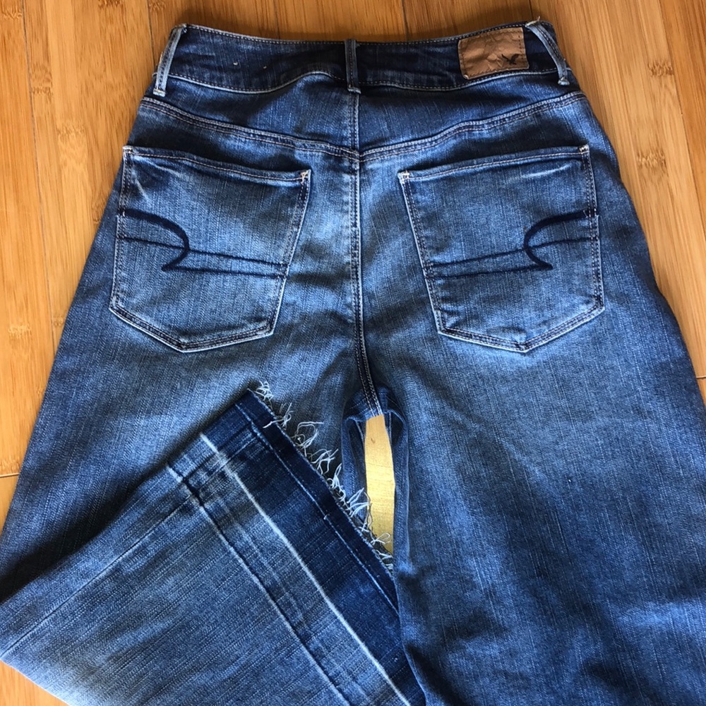 American Eagle Outfitters Blue Flare Jeans
